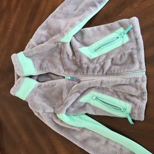 Girls fleece jacket size small champion